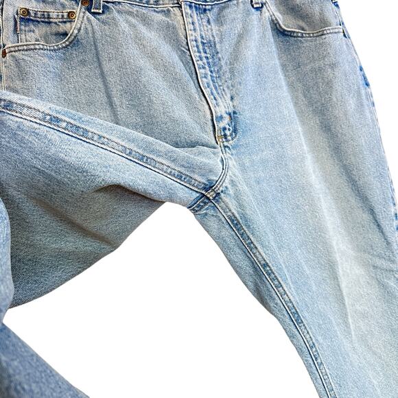 Carhartt Tapered Straight Traditional Fit Denim Jeans Light Wash Blue 40x29 - Picture 7 of 14